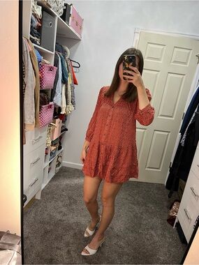 HOLDING HORSES Red Polka Dot Mini Dress